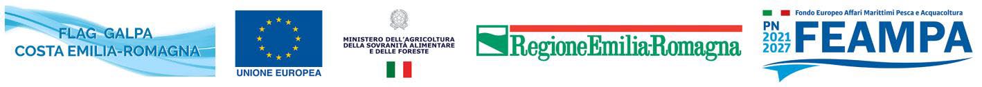 FLAG GALPA Costa Emilia-Romagna, Unione Europea, Ministero dell’Agricoltura, Regione Emilia-Romagna e PN FEAMPA 2021-2027